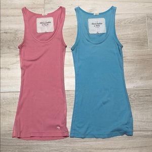 Abercrombie stretch tank tops